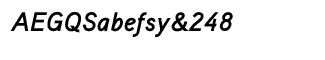 Serif fonts: Aaux Bold Italic