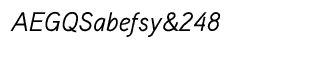 Serif fonts: Aaux Regular Italic