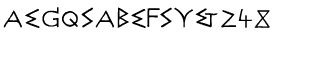 Symbol fonts A-E: Acropolis Now