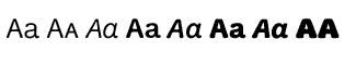 Sands Serif fonts A-D: Adesso Volume