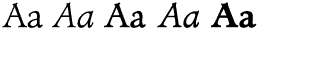 Serif fonts A-B: Administer Volume
