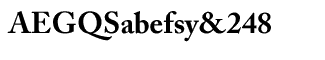 Serif fonts A-B: Adobe Caslon Pro Bold