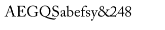 Serif fonts A-B: Adobe Caslon Pro Regular