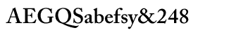 Serif fonts A-B: Adobe Caslon Pro Semibold