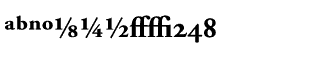Serif fonts A-B: Adobe Garamond Bold Expert Package