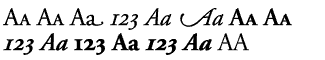 Serif fonts A-B: Adobe Garamond Expert Volume
