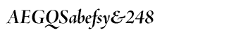 Serif fonts A-B: Adobe Jenson Pro Bold Italic Display