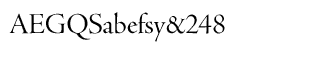 Serif fonts A-B: Adobe Jenson Pro Display