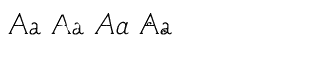 Serif fonts A-B: Aged Volume