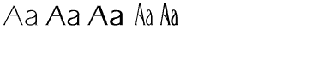 Serif fonts A-B: Agfa Waddy 3 Volume