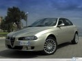 Alfa Romeo 156 silver wild wallpaper