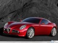 Alfa Romeo wallpapers: Alfa Romeo Concept Car front right red  wallpaper