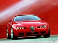 Alfa Romeo Concept Car red front  wallpaper