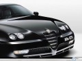 Alfa Romeo GTV black front view wallpaper