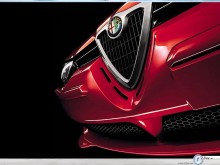 Alfa Romeo Sportwagon red logo wallpaper
