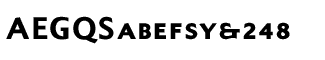 Sands Serif fonts A-D: Alphabet Bold Small Caps