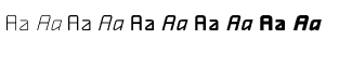 Sands Serif fonts A-D: Alphaville  Volume