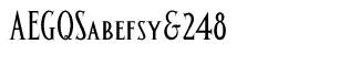 Serif fonts A-B: Altar Petite Caps