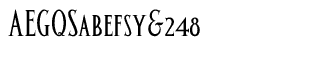 Serif fonts A-B: Altar Small Caps