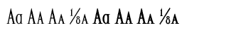 Serif fonts A-B: Altar Volume