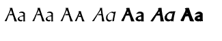 Serif fonts A-B: Altra Volume