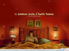 Amelie Poulain in bed wallpaper