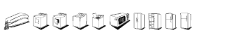 Symbol fonts A-E: Ampersand Appliances