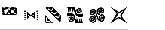 Symbol fonts A-E: Ampersand Borders Volume