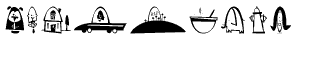 Symbol fonts A-E: Ampersand Krome Domes