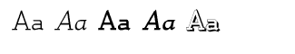 Serif fonts A-B: Anarckhie Volume