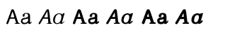 Serif fonts A-B: Andromeda Volume