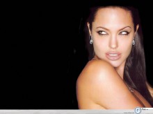Angelina Jolie evil look wallpaper