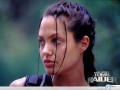 Celebrity wallpapers: Angelina Jolie sexy Tomb Raider wallpaper