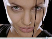 Angelina Jolie smiling wallpaper