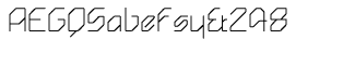 Digital fonts A-G: Angol Round Regular