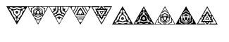 Ann's Triangles fonts: Ann's Triangles Three