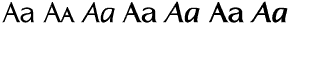 Serif fonts A-B: Aperto Volume