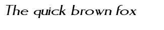 Sands Serif fonts A-D: Aquaduct Italic