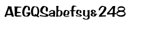 Serif fonts A-B: Arab Brushstroke