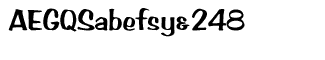 Serif fonts A-B: Arab Brushstroke CE