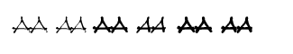 Handwriting fonts A-K: Architect Family