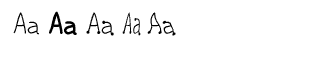 Handwriting fonts A-K: Argenta Volume