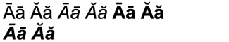 Sands Serif fonts A-D: Arial CE Volume
