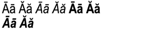 Sands Serif fonts A-D: Arial Narrow CE Volume