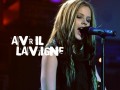 Celebrity wallpapers: Arvil Lavigne singing wallpaper