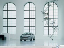 Aston Martin Concept Car in white wallpaper