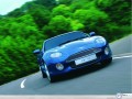 Aston Martin wallpapers: Aston Martin Db7 blue front wallpaper