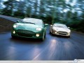 Aston Martin wallpapers: Aston Martin Db7 overtaking wallpaper