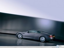 Aston Martin Db9 grey side view wallpaper