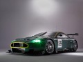 Car wallpapers: Aston Martin DBR Race Car green headlights Wallpaper